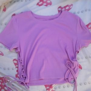 I am selling a lavender shirt size 2x in teen girls from Macy's brand flirtitude